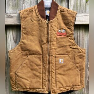 Vintage 2YKs Carhartt  Duck Insulated Utylity Vest. Size XL